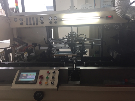 Single Color PLC UV Electric Screen Printing Machine